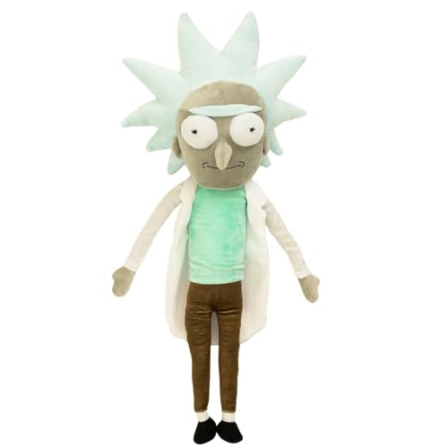 Image of Franco Collectibles Kidult Adult Swim Rick & Morty Super Soft Plush, (100% Officially Licensed Product), Rick The Scientist