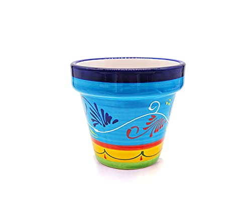 WG WATAGIFT Handbemalter keramischer Blumentopf Cordobesa -...