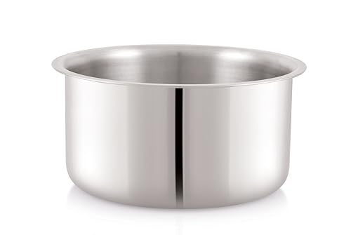 Image of Tosaa Tri Ply Extra Heavy Super Tope-Stainless Steel, Even Heat Distribution, Easy to Clean - Induction Bottom 22 Cm (5250 Ml)