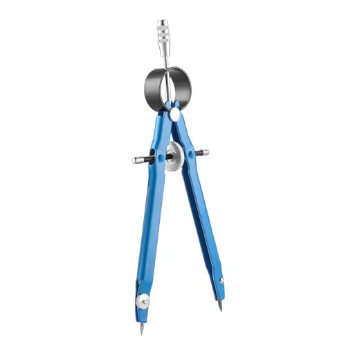 Compass Set Math Geometry Kit Student Supplies, Student Supplies Drawing Compass, Protractor, Ruler, Pencil Refill, Pencil, Eraser for Students and Engineering Drawing (Light Blue)