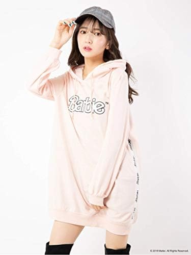 Amazon セシルマクビー Cecil Mcbee セシルマクビー バービーコラボパーカーチュニック ベビーピンク M トレーナー パーカー 通販