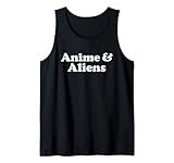 Anime y Aliens o Alien Kawaii Camiseta sin Mangas