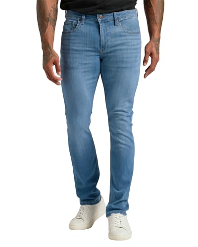 Image of True Classic Stretch Jeans for Men, Slim and Straight Fit Men's Stretch Jean