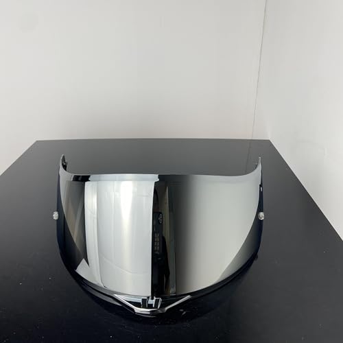 ZQIYDYP K1 Face Shield Replacement,UV Protective Scratch-resistant helmet Visor compatible with AGV K1, K1S, K3SV, K5, K5S Helmet (Silver)