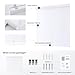 100% Blackout Roller Shades Cordless Blinds for Indoor Windows,Free-Stop Window Shades Pull Down,Thermal Insulated Fabric UV Protection,Blackout Window Guard Blinds for Home,Office,White,36