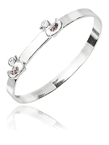 Bijoux bébé en argent 925 le cadeau de naissance idéal avec ce bracelet jonc