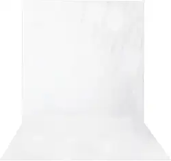 SOU FOTO Fundo Infinito Branco Dacron em Tecido Poliéster 3x6m Sou Foto para Estúdio Fotográfico