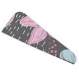 Portátil: peso ligero, la toalla de pelo se puede plegar en un pequeño volumen, ahorra espacio, adecuado para el hogar, barbería, salón de belleza. También es ideal para viajes y viajes de negocios, la bolsa de toalla de microfibra es perfecta para el uso diario en casa, en el gimnasio, y un gran ayudante para limpiar, maquillaje, lavado facial, spa, baño y ducha