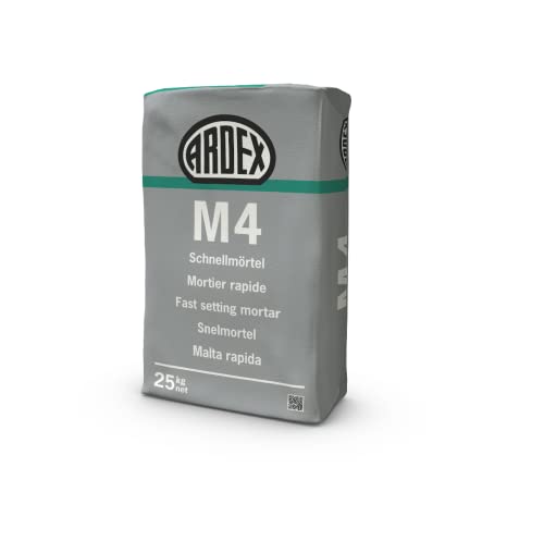 Ardex M 4 malta rapida 25 kg/malta a secco con capacità di fissaggio precoce per riparare, calcestruzzo su superfici in calcestruzzo