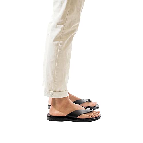Solomon - Leather Flip Flop Sandal - Mens Sandals2