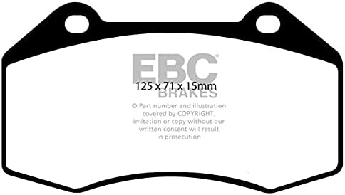 DP21539 EBC Klocki hamulcowe GREENSTUFF Brakes Alpine A110 A110 S do Chevrolet
