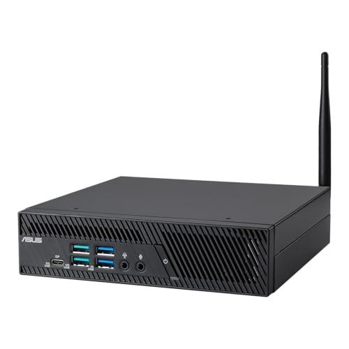 Image of ASUS PB64 Full System Mini PC with Intel Core Ultra 7 265, 16GB DDR5 RAM, 512GB SSD, Win 11 Pro, WiFi 6E, BT5.4, Toolless Chassis Access, USB-C, Hardware TPM, Control Center, VESA Mount Included