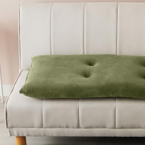 ベルーナ(BELLUNA) ソファパッド 長座布団 3人掛け 2人掛け お昼寝マット ごろ寝マット 150 100 厚め もちもち ふわふわ 抗菌防臭 座布団 フロアクッション とろける シートクッション マイクロ素材 快適 オールシーズン (556317