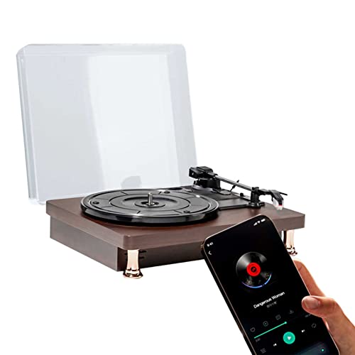 HYMONA Tourne Disque Vinyle,Platine Vinyle Bluetooth’s Portable à 3 Vitesses (33 1/3, 45 78 TR/Min),Vintage Tourne… - Les Beatles, Paul McCartney, John Lennon, RIngo Starr, George Harrison HYMONA Tourne Disque Vinyle,Platine Vinyle Bluetooth's Portable à 3 Vitesses (33 1/3, 45 78 TR/Min),Vintage Tourne…