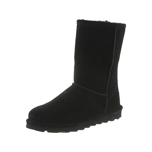 BEARPAW Women's Elle Short Black Size 8 | Classic Suede Pull On Fashion Boot | Cozy Winter Boots for Women by BEARPAW - Used condition - US$22.69