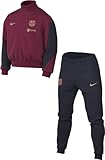 nike fcb m nk df strk trk suit k tuta sportiva, noble red/deep royal blue/club gold, l uomo