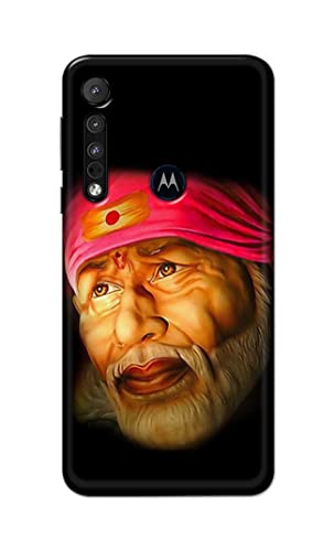 Image of PRINTFIDAA Sai Baba Lord Shiridi Great God Hinduism Religious Hard Back Cover for Motorola One Macro Back Cover -(P6) KAT1002