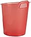 Fellowes cesta papelera G2D, color Trasparente Rosso