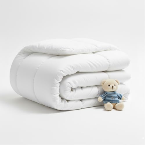 MH Traders Toddler Duvet All Season Comforter Lightweight Skin Friendly Quilt Down Alternative Ultra-Soft Plush Breathable Quilt 120x150 cm (4.5 Tog Duvet)