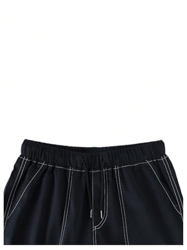 GORGLITTER Men's Baggy Pants Casual Wide Leg Cargo Pants Y2K Designer Streetwear Trousers3