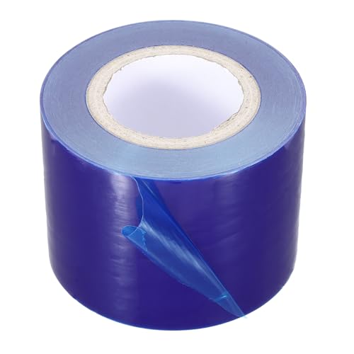 Image of PATIKIL Removable Protective Film Tape, 4.3 Inch x 656 ft PE Surface Protective Scratch Film Tape Roll for Furniture Electrical Appliances Plastic Hardware Low Stickiness, Blue