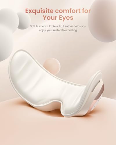 Image of RENPHO Eye Massager with Heat and Cooling Voice Control, Gifts for Women Father Men Dad Husband, FSA Eligible HSA, Heated Eye Mask for Dry Eye Relief Eye Care Relax - Eyeris 3