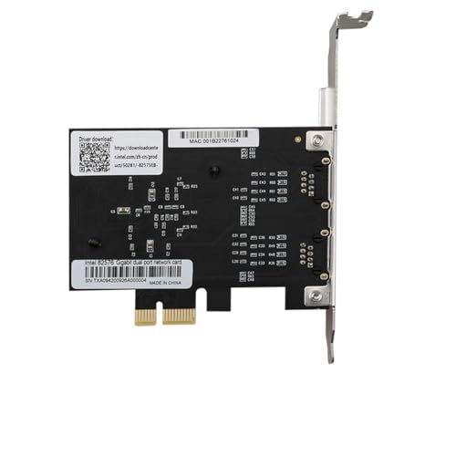 Tarjeta de red PCIe Gigabit 1000M adaptador Ethernet PCIE con chip 82575 82576 para escritorio con soporte miniatura 6