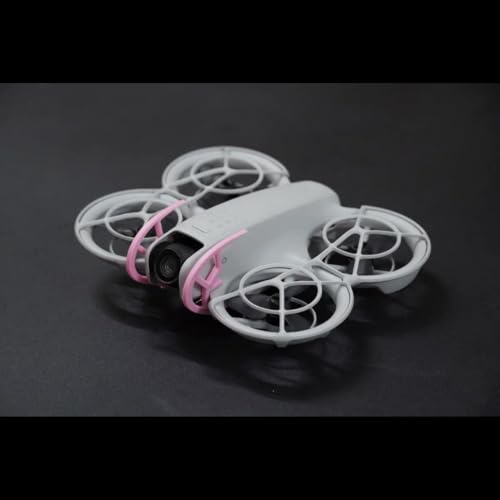 Protezione paraurti per drone DJI Neo in lega di alluminio anti-collisione protezione per obiettivo della fotocamera cardanico per accessori DJI Neo rosa