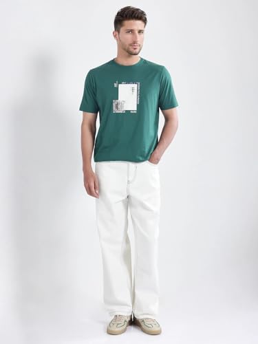 Image of Rare Rabbit Regular fit Graphic Print t-Shirt