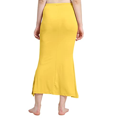 Image of Amazon Brand - Anarva Women Cotton Blended Saree Shapewear Regular Petticoat Skirt For Saree
