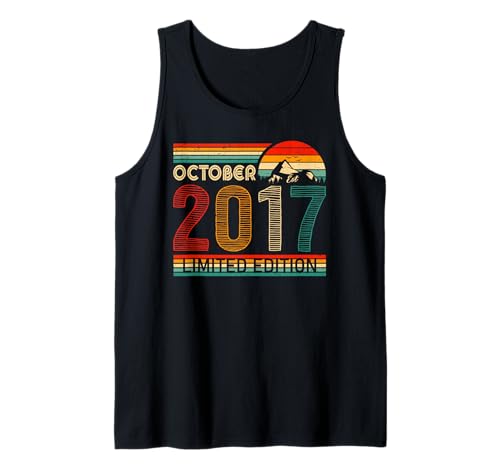 October 2017 Limited Edition Classic 2017 Vintage Birthday Canotta