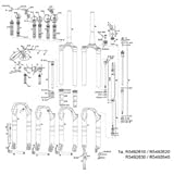 rockshox revelation rct3 Liscia reattività fornito dai sistemi Motion Control DNA smorzamento