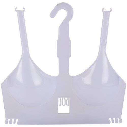 Pack of 6 - Woman Non-Breakable Plastic Body Bra Mannequin Type Hangers Bra Display Stands - Regular Size