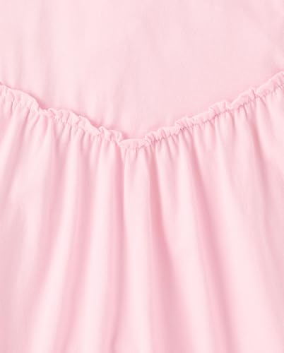 Image of The Children's Place Girls' Short Sleeve Basic Skater Dress 2 Pack