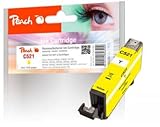 Cartouche d\'encre Peach jaune, compatible avec Canon CLI-521Y, 2936B001