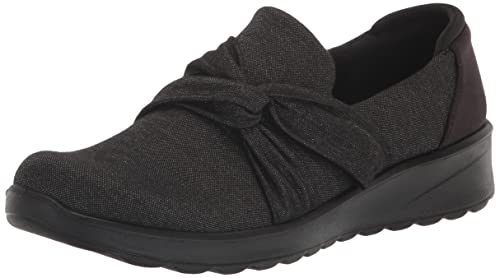 Image of BZees Womens Glimmer Slip-On Black Shimmer 9 M