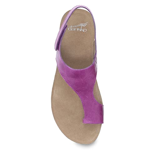 Image of Dansko Reece Sandal for Women - Memory Foam and Cork Footbed for Comfort and Arch Support - Lightweight Rubber Outsole for Long-Lasting Wear with Hook & Loop Strap