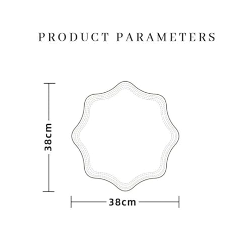 Sets de table en fleur PU lavables au design contemporain