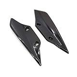  VSKTE Fender-Fender-Spoiler-Winglets-Verkleidungs-Panel-Abdeckungsgehäuse Seitenflügel für BMW S1000RR 2009-2014 S1000RR HP4 S 1000 RR Kohlefaser (Color : Black)