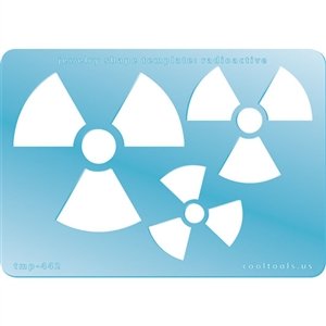 Cool Tools - Jewelry Shape Template - Radioactive
