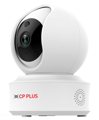 CP PLUS 8 MP Resolution Smart Wi-fi Ai CCTV Camera | 2 Way Talk | Human Body Detection & Motion Tracking Alert | Supports Vehicle & Crossline Detection Powered by Ai | Advanced Night Vision | CP-E81AR 2 31Yxm CL7qL