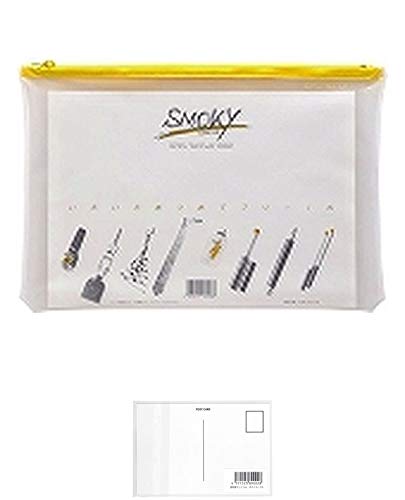 リヒトラブ クリヤーケース スモーキィ B5 黄 F262キ + 画材屋ドットコム ポストカードA