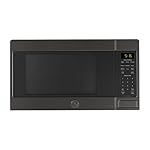 GE GCST16S1WTS Microwave Oven, 1,150-watt 8 Auto Cooking Settings, Child-Lock Technology, Kitchen Essentials for The Countertop, Dorm Room or Apartment, 1.6 Cu. Ft, Black Stainless