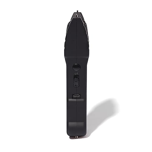VIPERTEK Stun Gun with Safety Disable Pin LED Flashlight, Black