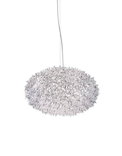 Kartell Bloom 09265B4 S1, Lampada a Sospensione, Cristallo, Ø 53
