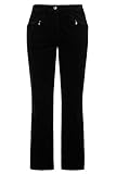 Weicher Feincord Ulla Popken Damen große Größen Feincordhose Mony schwarz 54 725826 10-54