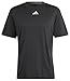 Produktbild adidas Men's HIIT Workout 3-Stripes Tee T-Shirt, Black, L