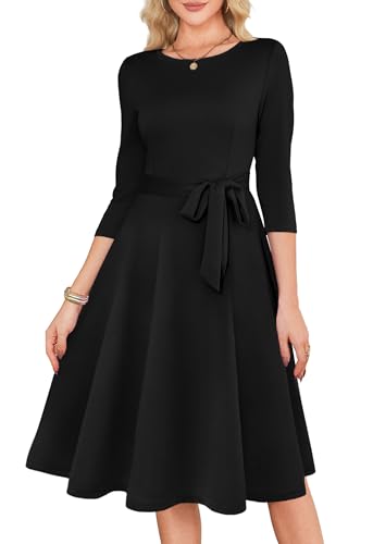 rumia women39s cocktail dresses 34 sleeve vintage wedding guest dress xs-3xl