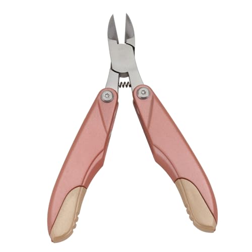 SHERCHPRY 1Pc Professional Portable Cuticle Nipper Stainless Steel Manicure Tool for Fingernails Toenails Lightweight Design Finish for Precise Clipping
