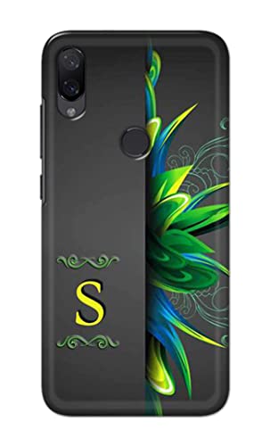 Image of Name II Initial II Letter Alphabet S Hard Back Case Cover for Mi Play Back Cover -(J5) VNS2222